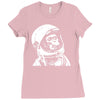 astronaut chimp Ladies Fitted T-Shirt