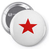 red star army Pin-back button