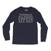 whiskey all night coffee all day Long Sleeve Shirts