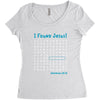 i Found Jesus Women's Triblend Scoop T-shirt