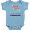 This Is My Human Costume I'm Really A Unicorn Baby Bodysuit