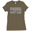 proud new dad Ladies Fitted T-Shirt