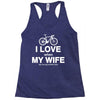 i love when my wife lets me buy another bike Racerback Tank