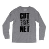 cut the net Long Sleeve Shirts