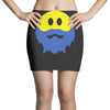 bearded smiley face Mini Skirts