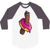stickers 3/4 Sleeve Shirt