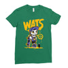 wat skateboard Ladies Fitted T-Shirt