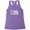 milk was a bad choice Racerback Tank