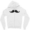 mustache Zipper Hoodie
