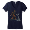 bigfoot treadmill Women's V-Neck T-Shirt