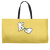 hands rolling, ideal gift or birthday present. Weekender Totes