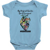 my body is a garden, not a graveyard Baby Bodysuit