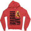 super saiyan quitting is not Zipper Hoodie