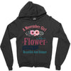 A November Girl Like A Flowers Zipper Hoodie