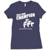 beer pong champion Ladies Fitted T-Shirt