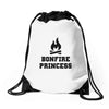 Bonfire Princess Drawstring Bags