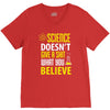 science doesn't give a sht V-Neck Tee