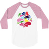 colorful art 3/4 Sleeve Shirt