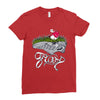 don't step on the grass Ladies Fitted T-Shirt
