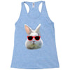 Easter Bunny Face Too Hip To Hop Racerback Tank