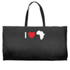 i love africa Weekender Totes
