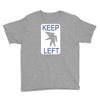 keep left shark Youth Tee