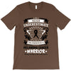 Never Underestimate the Strength of a Melanoma Cancer Warrior T-Shirt