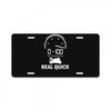 0 100 real quick License Plate