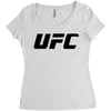 ufc logo Women's Triblend Scoop T-shirt