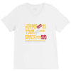 i wanna put my head in your head and smack your head V-Neck Tee