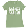 world's greatest farter funny Ladies Fitted T-Shirt