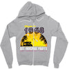 made in 1968 all original parts Zipper Hoodie