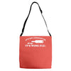 it's not a hangover it's wine flu Adjustable Strap Totes