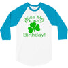 kiss me i't my birthday pi 3/4 Sleeve Shirt