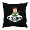 Pickle Rick, I Turned Myself into a Pickle Throw Pillow