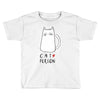 cat love person! Toddler T-shirt