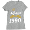kings are born in 1990 Ladies Fitted T-Shirt