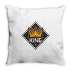 king e.s.t Throw Pillow