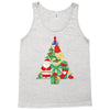 christmas tree made of bells stocking santa Tank Top