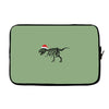 t rex skeleton santa claus Laptop sleeve