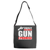 just one more gun i promise Adjustable Strap Totes