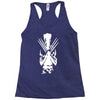 wolverine avengers inspired superhero Racerback Tank
