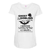ghost &amp; goblins don't scare me! i survived carcionid cancer please sup Maternity Scoop Neck T-shirt