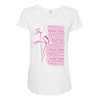 breast cancer Maternity Scoop Neck T-shirt