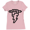pencil lightning Ladies Fitted T-Shirt
