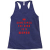 Sometimes The King Is A Woman Racerback Tank