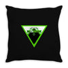 BACK TO DOWN Throw Pillow