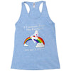 ls mug eat rainbow eat les Racerback Tank