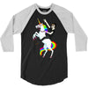 unicorn and human best friends 3/4 Sleeve Shirt