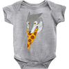 pizza wolf Baby Onesie